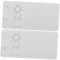 AUTSUPPL Press On Nails Packaging 30pcs Nail Art Back Cards Display Book for Nail Sample and Storage
