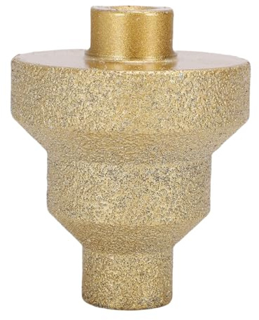 KIMISS Juego de Brocas Escalonadas para Azulejos y Mármol, Rosca M10, Diámetros de 20 Mm, 35 Mm y 50, Escariador Cónico Multicapa Resistente