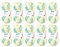 Gründl Wolle Baby color - Babywolle zum Häkeln und Stricken mit Farbverlauf - Weich und hautfreundlich - 70 % Polyacryl, 30 % Polyamid - 10 Knäuel 50 g / 150 m - Nadelstärke 3,5 -4,5 - grasgrün-weiß