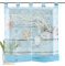Home fashion Schlaufenraffrollo Voile Digitaldruck MARITIM, Polyester, Blau, 140 x 100 cm