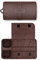 Störtebekker® Sac de rasage en cuir de première qualité- Étui à rasoir fait à la main pour le soin de la barbe, le blaireau, le rasoir sûreté et accessoires - Trousse de toilette fine