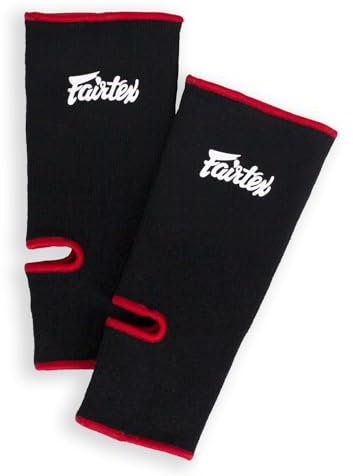 Fairtex AS1 - Knöchelbandage AS1 Schwarz/Rot OneSize