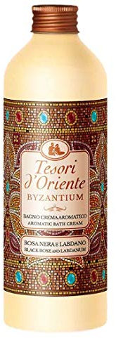 Tesori d Oriente BYZANTIUM Cremebad Schwarze Rose und Labdanum 500 ml
