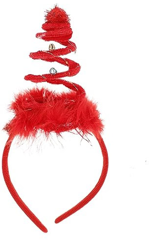 -tête de Noël Bandeaux Cheveux en Forme dArbre Sapin de Noël Chapeau de Noël Bonnet Arbre Noël Chapeau de Noël Spirale Cheveux Accessoires pour Fête Noël dEnfant