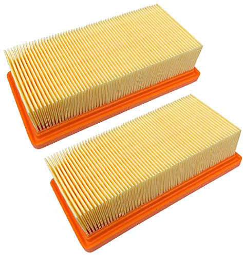 Chuancheng 2 Pezzi Filtro per Karcher 6.415-953.0 AD2 AD2 Battery AD3 AD3 Premium AD4 AD4 Premium aspirapolvere, senza telaio in gomma
