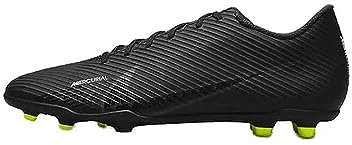 NIKE Men's Mercurial Vapor 15 Club Mg Sneaker, Black Dk Smoke Grey Summit White Volt, 10 UK