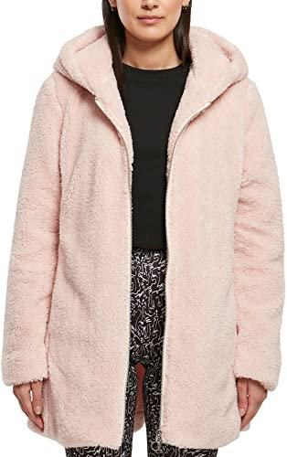 Urban Classics Women's Ladies Sherpa Jacket Jacke, pink, 4XL