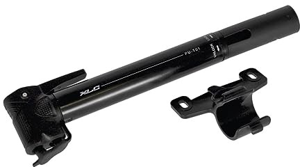 XLC Alpha II PU-T01 Fahrradpumpe Teleskop (7 bar | 225mm | Dualkopf)