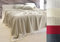 Wohnen & Accessoires GmbH & Co. KG Edle Tagesdecke Coimbra Bettüberwurf 100% Baumwolle 180x260 bis 260x300cm - Überwurf Sofa Couch - Kreuzstich Ornamente - versch. Farben (Beige, 260 x 300 cm)