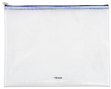 Betzold Transparente Reißverschlussbeutel, 5 Stück | ohne PVC, Mehrzweck-Beutel, Set