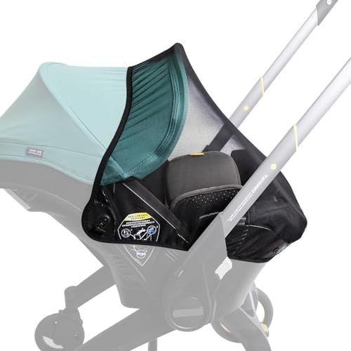 TRIPDAILY Moskito-Insektennetz für Kinderwagen, kompatibel mit Doona-Kinderwagen und Autositz, Premium-Qualität, maschinenwaschbar, Kinderwagen-Zubehör, atmungsaktiv, einfach zu verstauen (mit einer