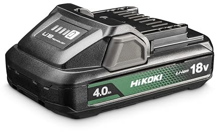 HiKOKI Akku BSL1840M (18V 4.0 Ah Akku, Li-Ion, 4-Stufen-LED Ladestandskontrolle)