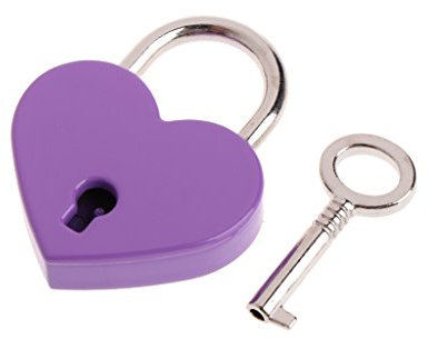 Metal for Wish Lock Heart Archaize Padlocks with for Key Jewelry Box Decorative Padlock for Lovers Girls Students