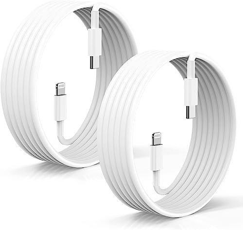USB-C zu Lightning-Kabel für Apple iPhone 14/13/12 [MFi-zertifiziert], 2PACK 3M Schnellladekabel