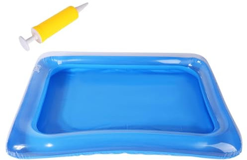 Dreuhuing Bain de Pieds de Piscine, Baignoire de Pieds Gonflable,Bassin pédiluve pour Piscine | Bain de trempage de Pieds Pliable pour échelle d'entrée de Piscine, Bassin de Lavage de Pieds Gonflable