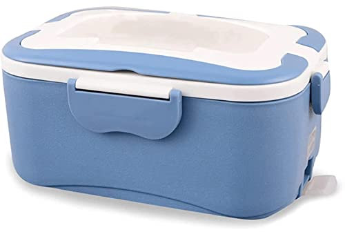 Food Heater 1.5L Electric Lunch Box, Portable Food Warmer for Car with Removable Stainless Steel Container, Self Heating Box Upgraded