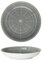 OQHAIR Plato de Cena Vajilla de cerámica a Rayas de Color Gris Oscuro, Superficie de los Platos, Adornos Dorados Simples, cálidos y Suaves, Elegantes para Uso en bistrós de Cocina, Plato