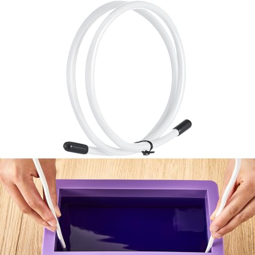 Yaocom 1 Pcs Soap Swirl Tools Bendable Soap Making Tool Supplies Cold Process Hanger Swirl Accessories for Adjustable Hanger Wire for Molds Up to 18