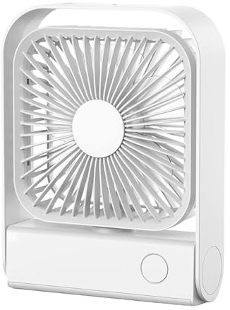 Huasean Ventilador de escritorio pequeño,Ventilador de mesa pequeño - Ventilador de mesa USB,Ventiladores de escritorio pequeños con rotación de 90°, ventilador personal portátil de escritorio USB con
