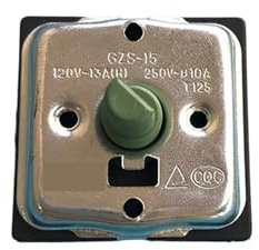 SONHWNGE 120V/13A 250V/10A 2ND/3RD/4TH Schaltknauf Schalter Elektrische Öl Heizung Drehschalter Temp Control 10AT125 for Mid-ea Elektrische Heizung(3RD Gear KNOB)
