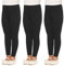Merry Style Mädchen Lange Leggings aus Baumwolle MS10-225 (Schwarz 3-er Pack, 158 cm)