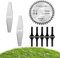 KOQAIIZ 8Pcs Lames de Rechange, Lame de Debrouissalleuses, Lame de Coupe Bordure, Lame de Tondeuse Gazon, pour Coupe Bordure Tondeuse à Gazon, pour Jardin et Pelouse