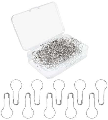 GHPKOTW 50 Calabash Pin, Sicherheitsnadeln, Metall Pins, Sicherheit Pin, Safety Pins, Für Kunsthandwerk Nähen Schmuckherstellung, Mit Aufbewahrungsbox, Kleidung Pins