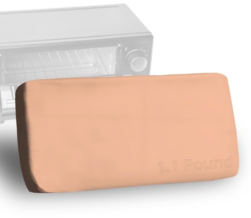 ReArt Polymer Oven-Bake Doll Clay, Non Toxic 1.1Lbs Premium, Non Toxic, Soft, Sculpting Modeling Polymer Clay