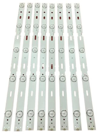 WHARGTSL Bande de rétroéclairage LED for téléviseur Grundig 40VLE565BG, 40VLE4520, 40VLE6520BL, 40-LB-M520, 40VLE4421BF, 40 VLE 4421 BF(8pcs for 1 TV)