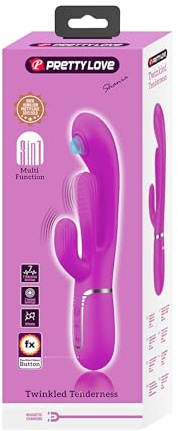 Pretty Love Shania - Stoßfunktion Rabbit Vibrator Purple 12.5 cm