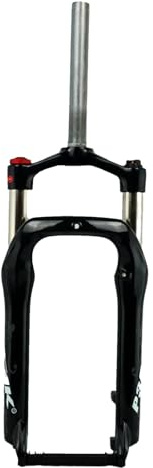 WIQUYBML Beach Snow Bikes Fatbike-Gabel, 20 Zoll, 1 1/8 Gabelschaft, 135 mm Federweg, Scheibenbremse, 120 mm Federweg, für 4,0-Zoll-Reifen, Luftfederung vorne