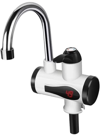ZGUZMCMK Instant Heizung mit Sofortigem Tankless Heizsystem Digitale Anzeige für Warmwasser Elektrischer Dreh für