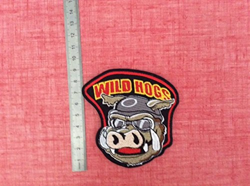 BLUE HAWAI Patch 'Wild Hogs' - Mittel, Tiermotiv, Selbstklebend, 1 Stück
