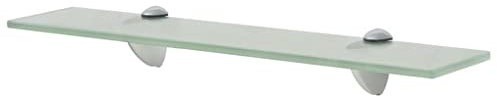 vidaXL Wand Regal Glasregal Glasboden Glasablage Badregal Mattiert 50x20 cm 8 mm