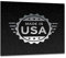 gsmarkt | Herdabdeckplatten Ceranfeldabdeckung Spritzschutz Glas 60x52 USA Schwarz