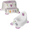 Keeeper 2-teiliges Set HIPPO Schemel zweistufig & Kindertopf/Töpfchen weiß