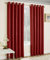 Enhanced Living Vogue Red 66 x 54 inch (168x137cm) Eyelet Thermal Noise Reducing Dim Out Curtains for Bedroom and Living Room
