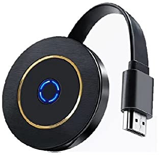 Sheng Jie Receptor De Pantalla Inalámbrico Convierte 1080p Hdmi WiFi Media Streamer Adaptador Compatible con Chromecast Youtube Netflix Hulu Plus Airplay Dlna TV Stick para Android/Mac/iOS/Windows