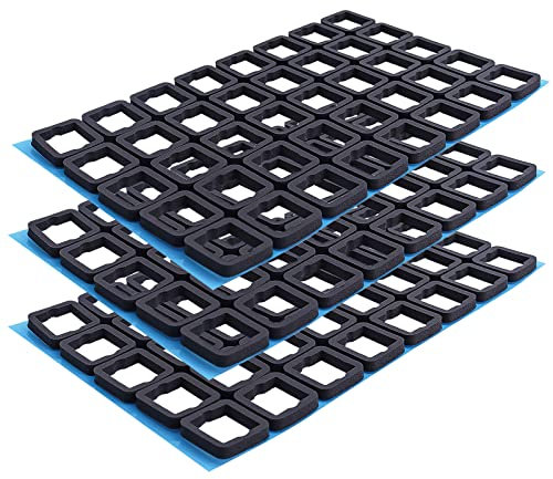 Hyekic Keyboard Switch Sound Dampeners Sheet 120pcs Soft Silencer Foam Silencer Pad 3.5mm Keyboard Switches Muffler Pads for Mechanical Keyboard (Keysporon)
