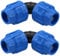 25 x 25mm MDPE Elbow 90 Degree Compression Coupling Fitting Connector 2PK