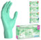 ARNOMED® Gants en nitrile taille XS Vert [100 pcs] - Gants à usage unique pour chirurgie & laboratoire - Gants en nitrile sans poudre et sans latex - Moufles en nitrile en XS, S, M, L, XL, XXL