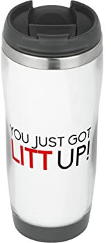 Suits You Just Got Litt Up Funny – Reisebecher, Thermo-Isolierbecher für heiße und kalte Getränke