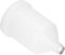 Vaso per Pistola a Spruzzo da 600 Ml in Plastica, Tazza per Pistole Hvlp Vaso Pistola Pintura 3 Connettore Filettato in Acciaio Inossidabile Accessori per Utensili Manuali
