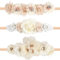SJBAUTYO 3 StückBaby Mädchen Nylon Stirnbänder Blume elastisches Haarband Schleifen Haarschmuck für Neugeborene Kleinkinder