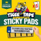 Tiger Tape® Number Plate Sticky Pads. Highway Code Ready, Automotive Grade Car Vehicle Registration Adhesive | No drilling required, 1 Pack covers 1 UK license plate. 5 Pre-Cut Strips