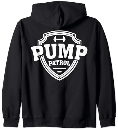 Pump Patrol - Fitness Gym Pump Covers Zip Hoodie