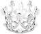 Feaolala Krone Kuchen Topper Valentinstag Hochzeit Geschenk Zubehör für Mädchen Geburtstag Kuchen Toppers Prinzessin Kronen für Blumenarrangements Party Dekor mit Golden Silber