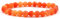 Homxi Herren Damen Armband Perlen Naturstein,Bead Armband 8MM Perlen Naturstein Beads Armband Orange Rot