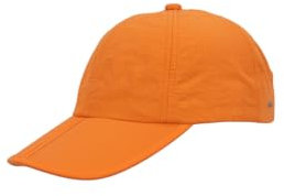 Basecap Knickschirm Micro UV - Schutz Damen Herren UV 50+ Sun Protect (Orange)