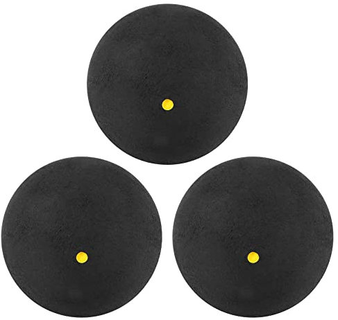 Dropfree 3 StüCk Quetschen Einer-Gelb- Langsame Geschwindigkeit Sport Gummi BäLle Professioneller Spieler Wettbewerb Quetschen